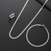 Snake chain + Snake bracelet +STEEL Ring